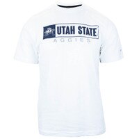 Men's Utah State Aggies Box Tee white